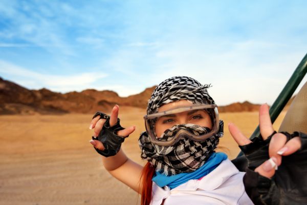 Desert Safari adventure with dune bashing and camel ride